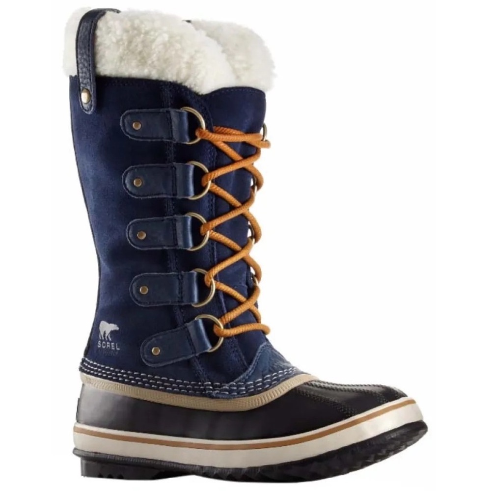 Sorel Joan Of Arctic Shearling Snow Boots Winter Waterproof Suede Leather 8.5